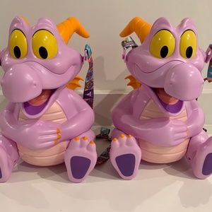 Two Disney Parks 2022 Epcot Festival Of The Arts Figment Popcorn Bucket New
